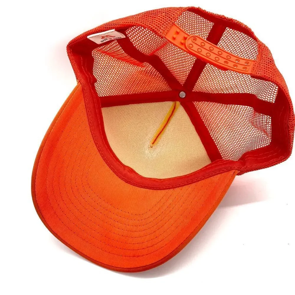 Vintage Easyriders Motorcycle Event Staff Orange Trucker Hat